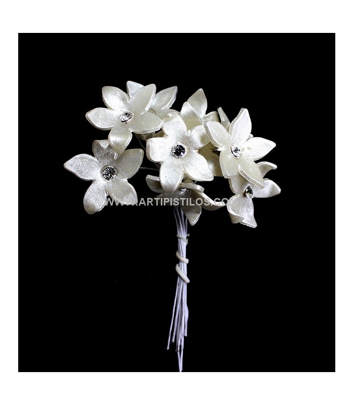 FLEUR EN PORCELAINE "JASMIN"