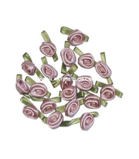 ROSE PETITE EN SATIN