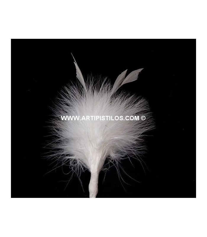BOUQUET PLUMES MARABU/ANTENNE DE COQ