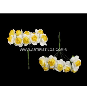 BOUQUET 10 FLEURS EN PAPIER