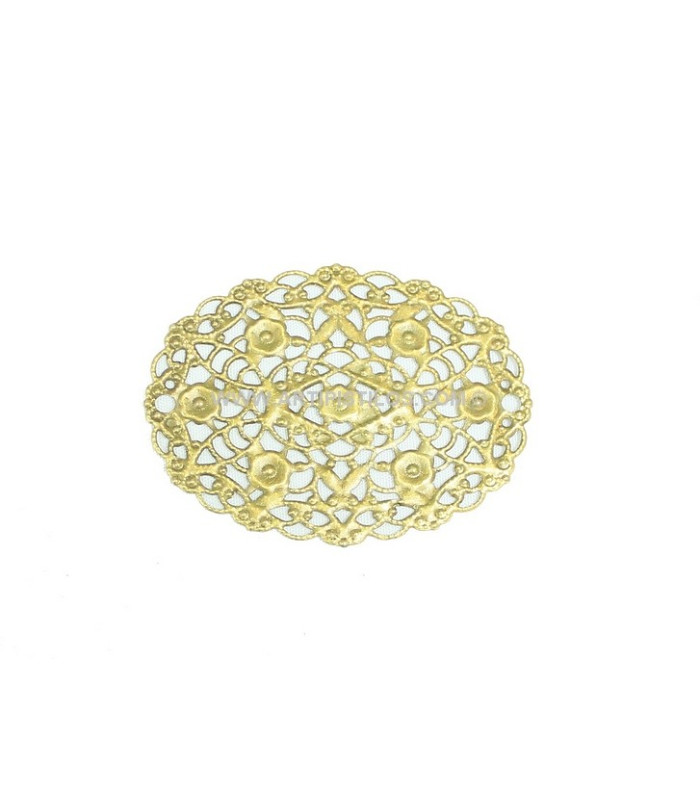 FILIGRANE LAITON 49 x 40 MM.