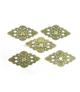 FILIGRANE LAITON 52 X 30 MM.