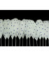 FRANGE DE PLUMES DE CANARD À POIS 25 CMS.