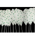 FRANGE DE PLUMES DE CANARD À POIS 25 CMS.