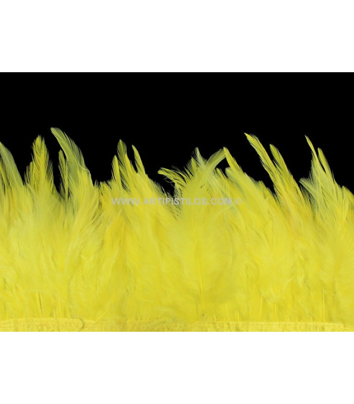 FRANGE DE PLUMES DE COQ 10 CMS.