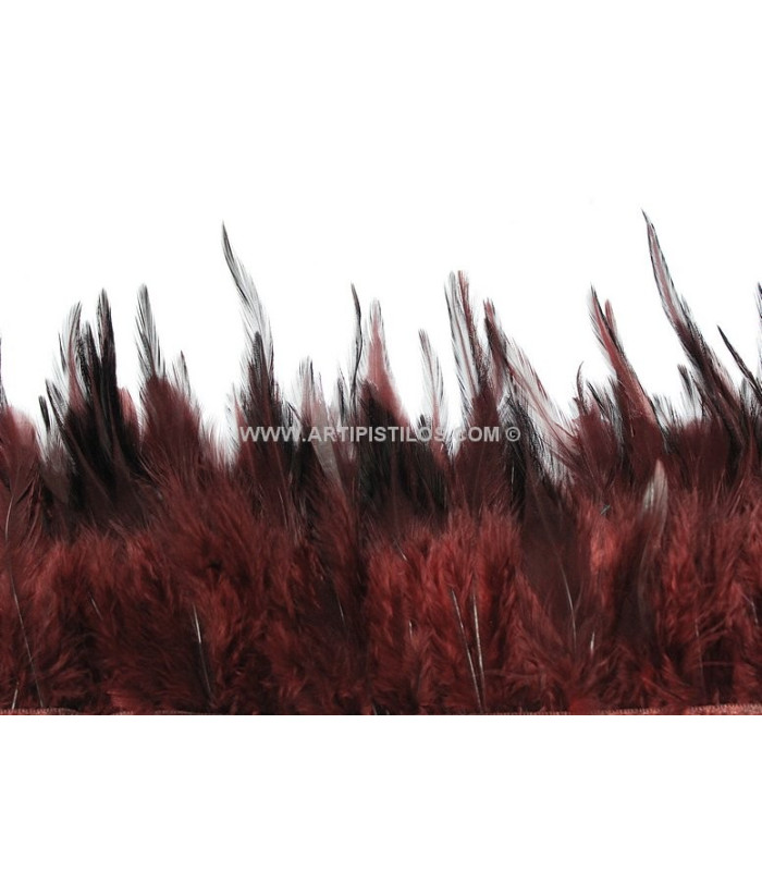 FRANGE DE PLUMES DE COQ 10 CMS.