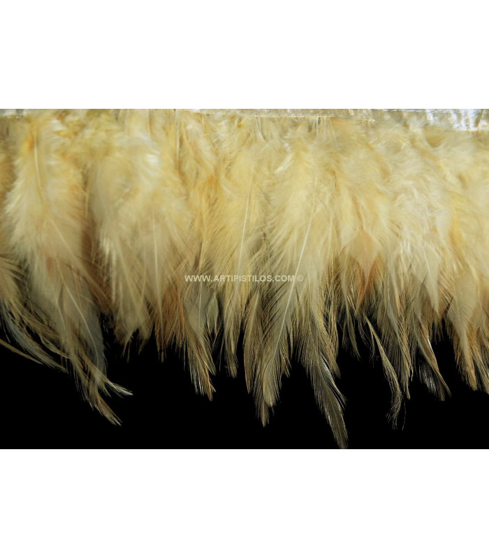FRANGE DE PLUMES DE COQ 10 CMS.