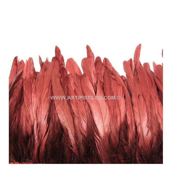 FRANGE DE PLUMES DE COQ