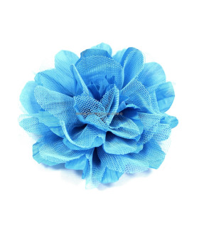 FLEUR EN TULLE ET TISSU