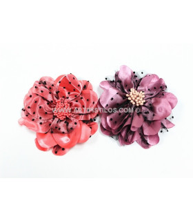 FLEUR SATIN & TULLE PLUMETTI