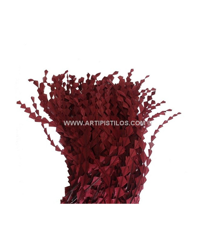 PLUME DIAMANT DÉCOUPÉE 25 CMS.