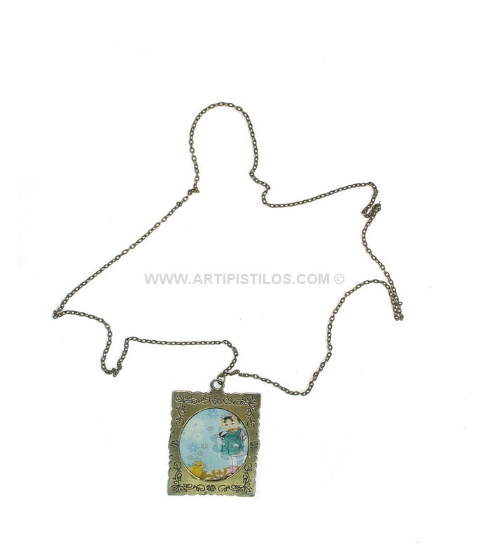 PENDENTIF RÉTRO CHAT