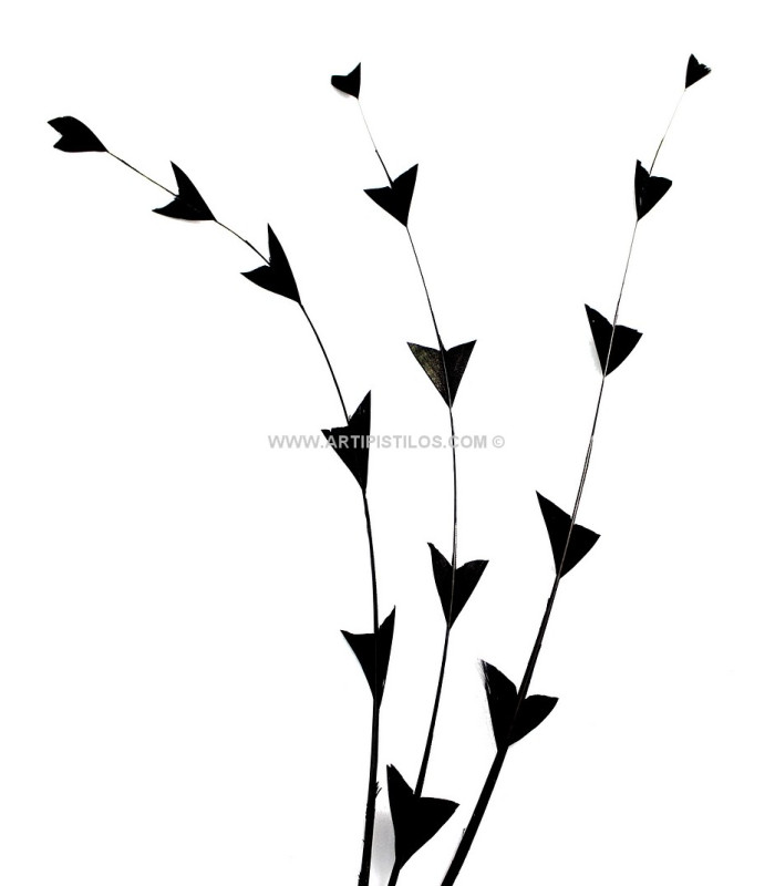 PLUME DE COQ DIAMANT 25 CMS.