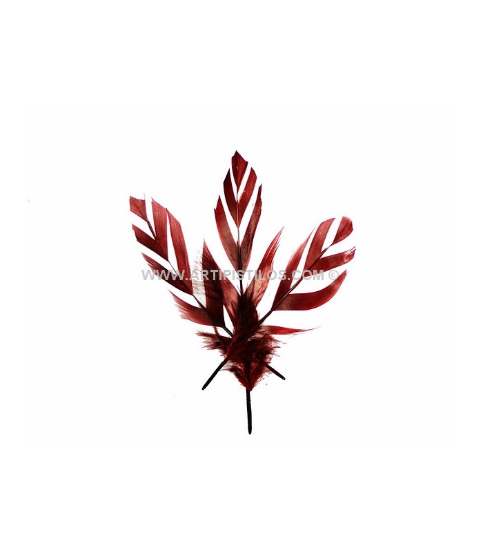 PLUME DECOUPÉE "FLANDES" 15 CMS.