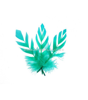 PLUME DECOUPÉE "FLANDES" 15 CMS.