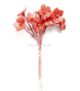 FLEUR EN PORCELAINE AVEC 5 PÉTALES