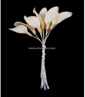 Feuille Torsadée Porcelaine