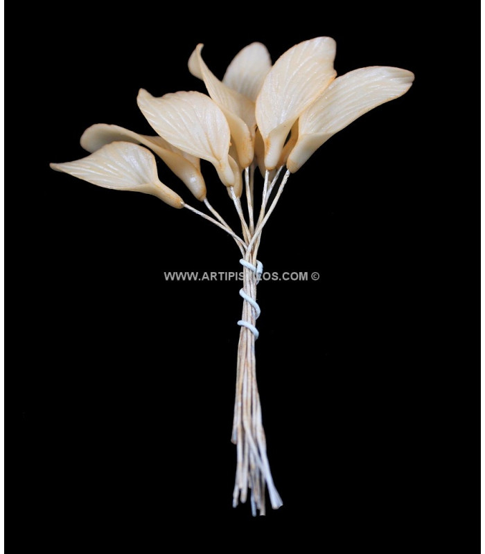 Feuille Torsadée Porcelaine