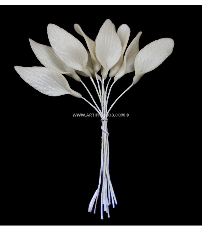Feuille Torsadée Porcelaine
