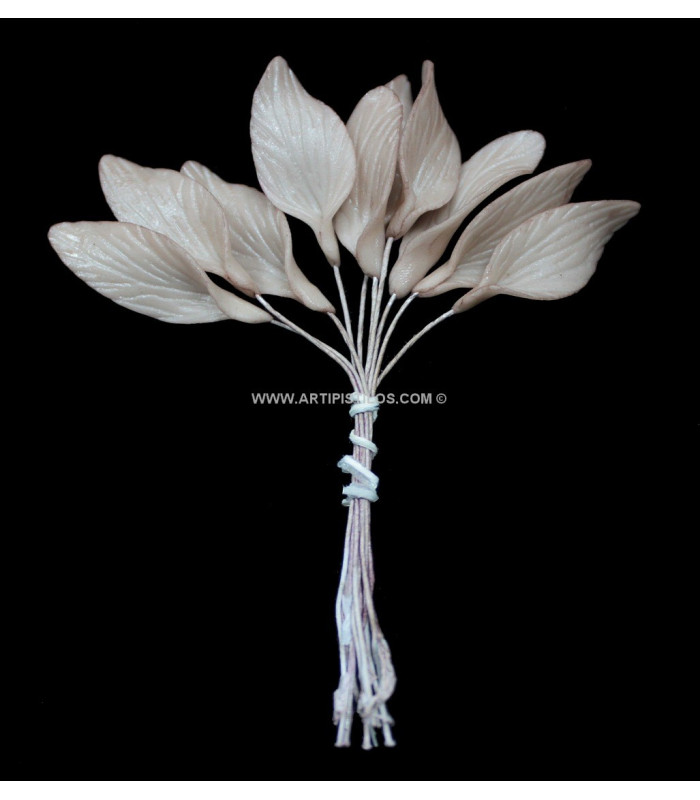 Feuille Torsadée Porcelaine