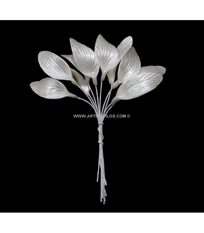 Feuille Torsadée Porcelaine