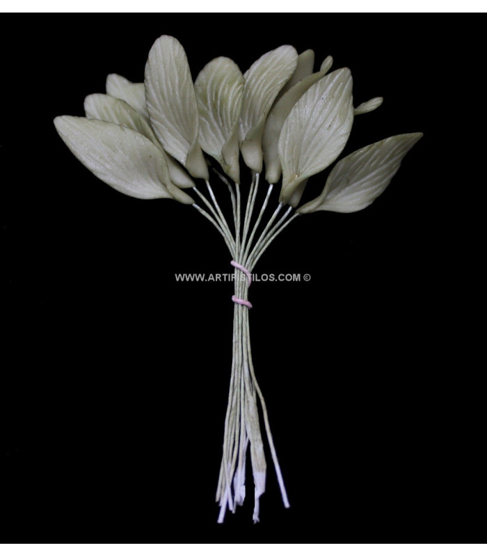 Feuille Torsadée Porcelaine