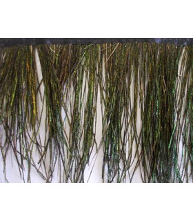 PLUMES DE PAON FRANGE DE 45 CM