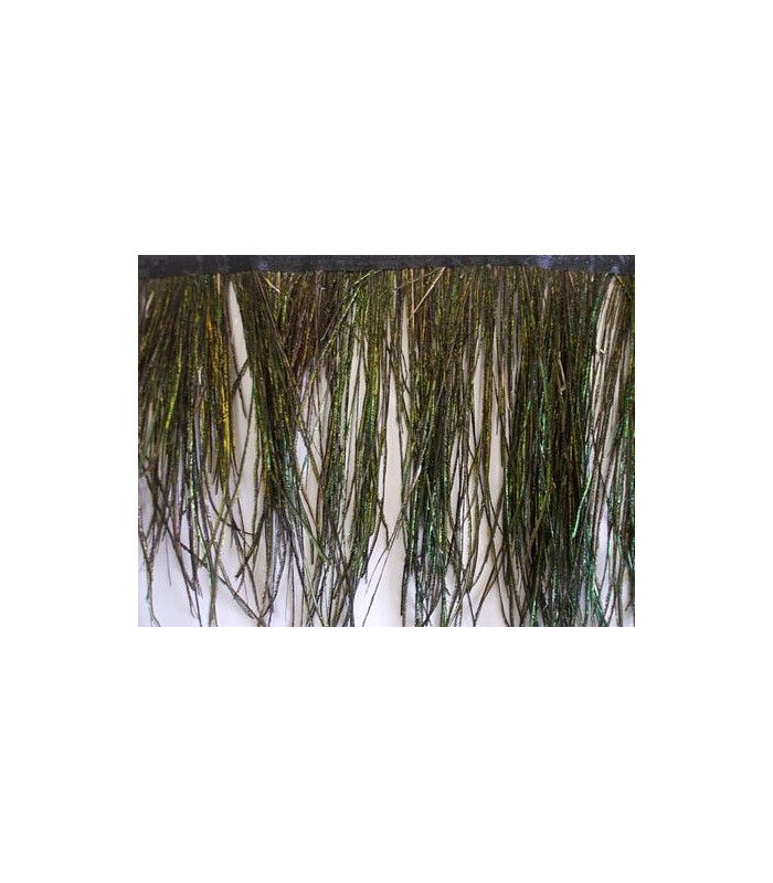 PLUMES DE PAON FRANGE DE 45 CM