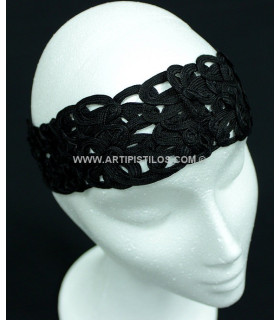 BANDEAU AVEC PASSEMENTERIE DE FLEURS