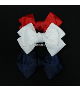 SET DE 3 RUBANS GROS GRAIN