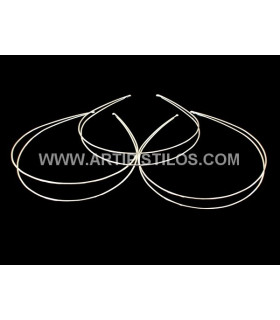 SERRE-TÊTE MÉTALLIQUE DOUBLE