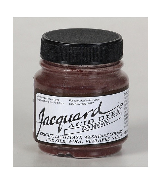 Acid Dye Jacquard 14 G Brun Bote De 15 Gramos - Teintures En Poudre - color