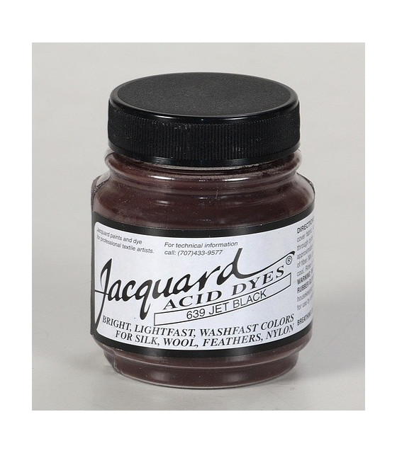 Acid Dye Jacquard 14 G Noir Bote De 15 Gramos - Teintures En Poudre - color