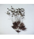 MONTAGE DE PLUMES DE COQ 30/35 CMS.