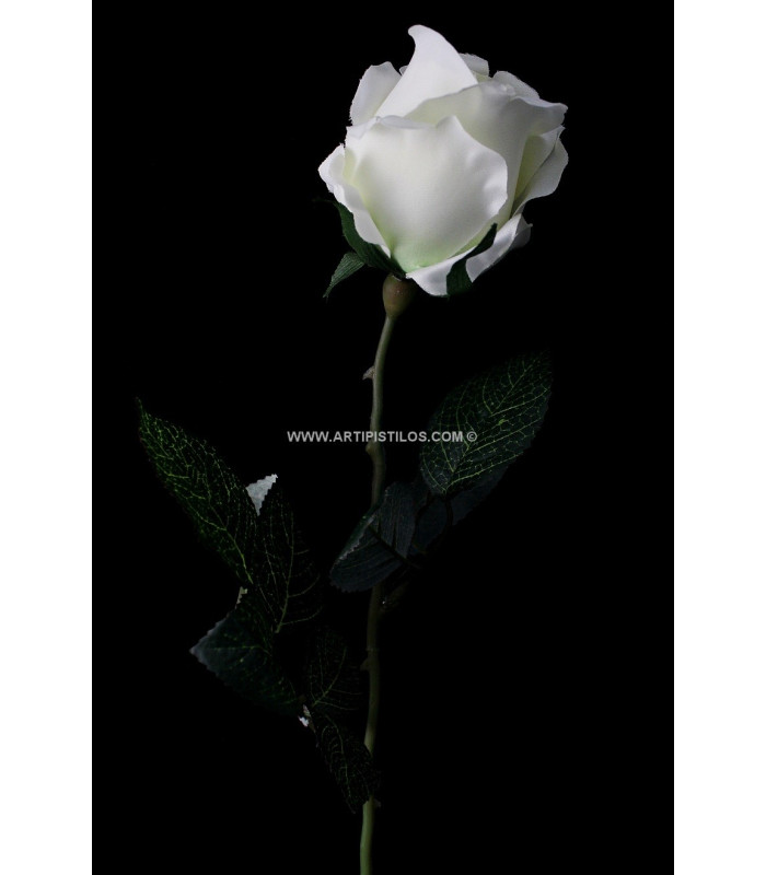 ROSE EN TISSU