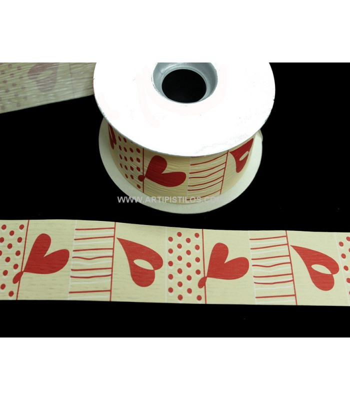 RUBAN COEURS 4 CMS.