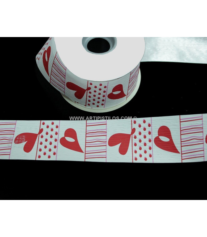 RUBAN COEURS 4 CMS.