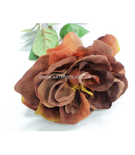 ROSE DE TISSU 14 X 6 CMS.