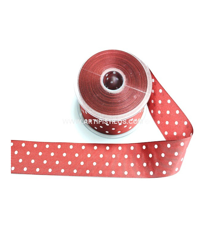 RUBAN TAFFETAS SÉRIGRAPHIE 38 MM.