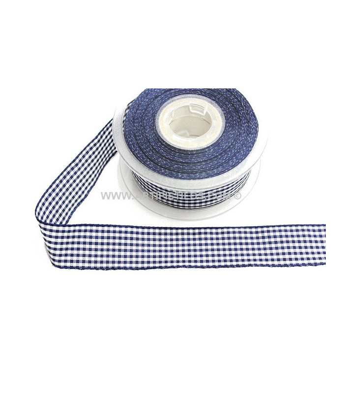 RUBAN VICHY "CUADROS" 25 MM.