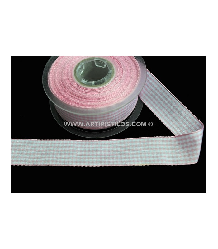 RUBAN VICHY "CUADROS" 25 MM.