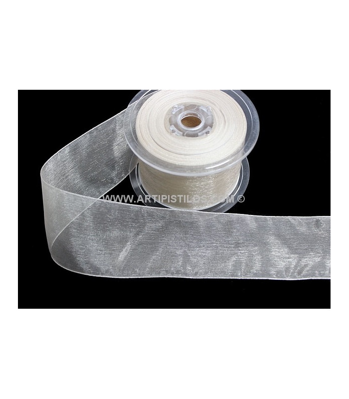 RUBAN ORGANDI CRISTAL 6 MM.