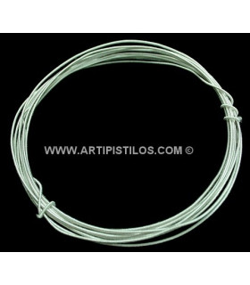 FIL DE FER GAINÉ DE RAYONNE 1,25 MM. X 5 MTS.